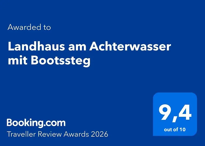 Am Achterwasser Mit Bootssteg Dom wakacyjny *